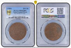 (1906) 20 Csh CL-YN.02 Y-11w MS62BN