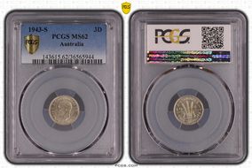 1943-S 3D MS62
