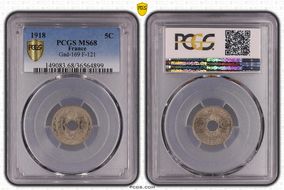 1918 5C Gad-169 F-121 MS68