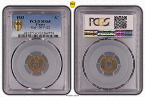 1933 5C Gad-170 F-122 MS65