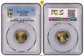 2018 $2 4th Portrait MS65