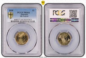 2018 $2 4th Portrait MS64