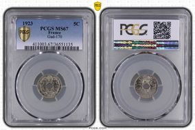 1923 5C Gad-170 F-122 MS67