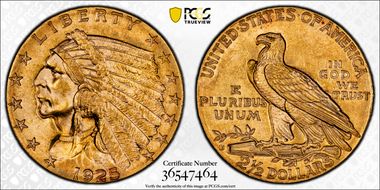 1925-D $2.50 MS63