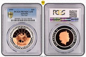 1999 $10 The Past PR70DCAM
