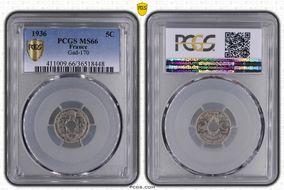 1936 5C Gad-170 F-122 MS66