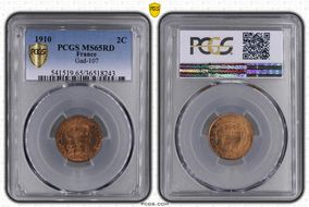 1910 2C Gad-107 MS65RD
