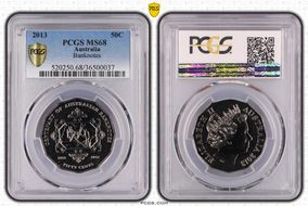2013 50C Banknotes MS68