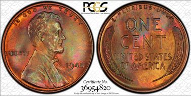 1945 1C MS65BN