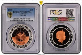 1999 $10 The Past PR70DCAM