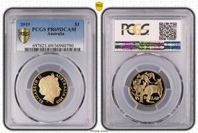 2019 $1 PR69DCAM