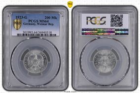 1923-G 200 Mk J-304 MS64