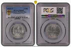 1922-J 3 Mk Constitution J-303 MS65