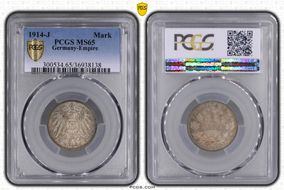 1914-J Mark J-17 MS65