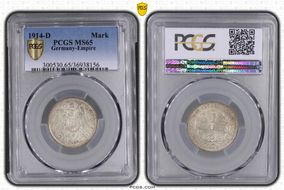 1914-D Mark J-17 MS65