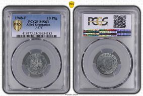 1948-F 10 Pfg J-375 MS63