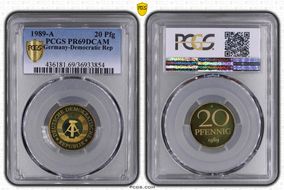 1989-A 20 Pfg PR69DCAM