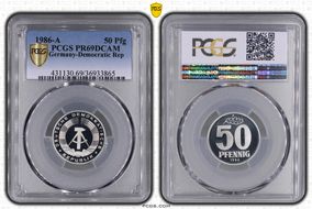 1986-A 50 Pfg PR69DCAM