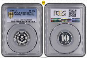 1986-A 10 Pfg PR69DCAM