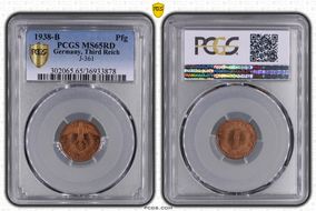 1938-B Pfg J-361 MS65RD