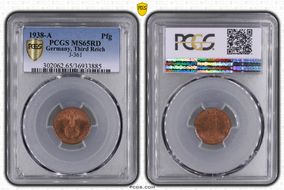 1938-A Pfg J-361 MS65RD