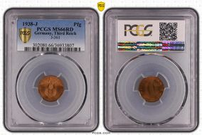 1938-J Pfg J-361 MS66RD