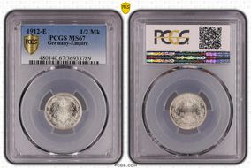1912-E 1/2 Mk J-16 MS67