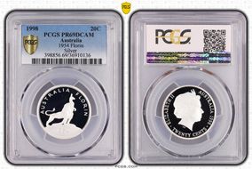 1998 20C 1954 Florin Silver PR69DCAM