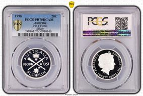 1998 20C 1951 Florin Ag PR70DCAM