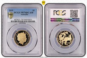 2019 $1 PR70DCAM