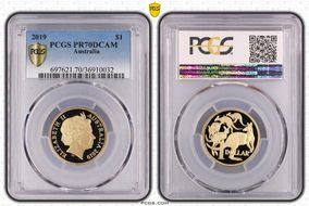 2019 $1 PR70DCAM