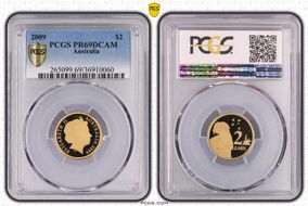 2009 $2 PR69DCAM