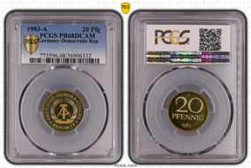 1983-A 20 Pfg PR68DCAM
