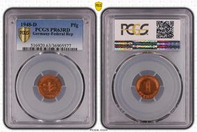1948-D Pfg PR63RD