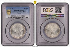 1938-J 5 Mk J-367 MS63