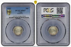 1952 10C Republic MS67