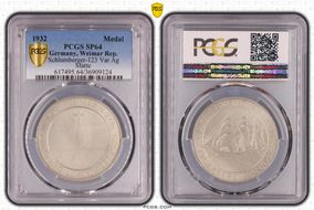 1932 Medal Schlumberger-123 Var Ag Matte SP64