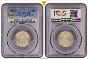 1938-B 2 Mk J-366 MS64
