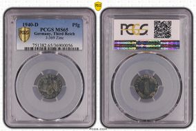 1940-D Pfg J-369 Zinc MS65