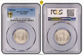 1960(m) Shil KM-59 Ag MS67