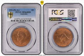 1951-PL (L) 1D MS64RB