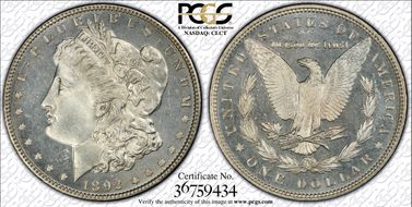 1892 $1 MS65PL