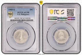 1905-S 20C AU58
