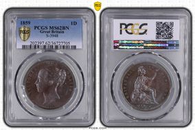 1859 1D S-3948 MS62BN