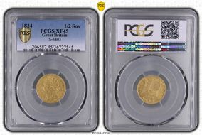 1824 1/2 Sov S-3803 XF45