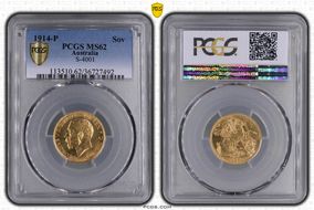 1914-P Sov S-4001 MS62