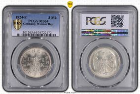 1924-F 3 Mk J-312 MS64