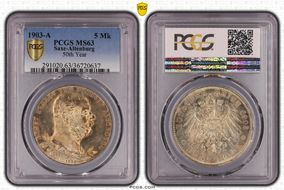 1903-A 5 Mk 50th Year J-144 MS63