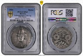 1926 Medal  Schwenningen Club Ag 25th Anniv. SP63