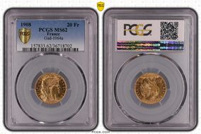 1908 20 Fr Gad-1064a F-535 Originale MS62
